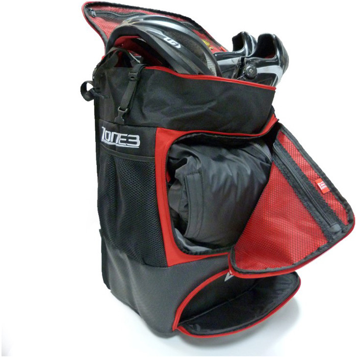 2024 Zone3 Transition 40L Back Pack RA18TRAN - Red / Black